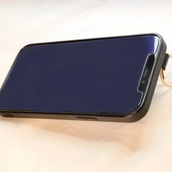 北欧パターン ブルー ベルト付きTPUケース スマホケース iPhone Android ほぼ全機種対応 6枚目の画像