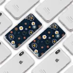 クラシカルポップフラワー ダーク iPhoneケース android スマホケース ほぼ全機種対応 flow140 2枚目の画像