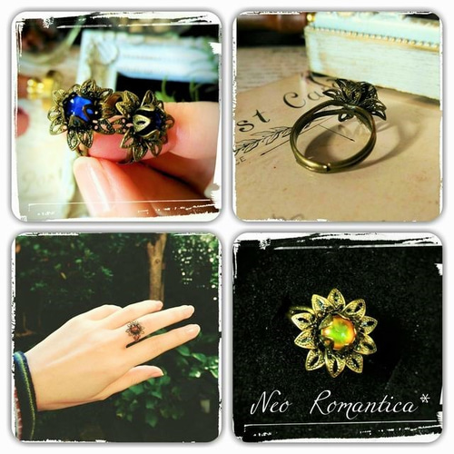 Flower Smartphone Ring2カラーセット