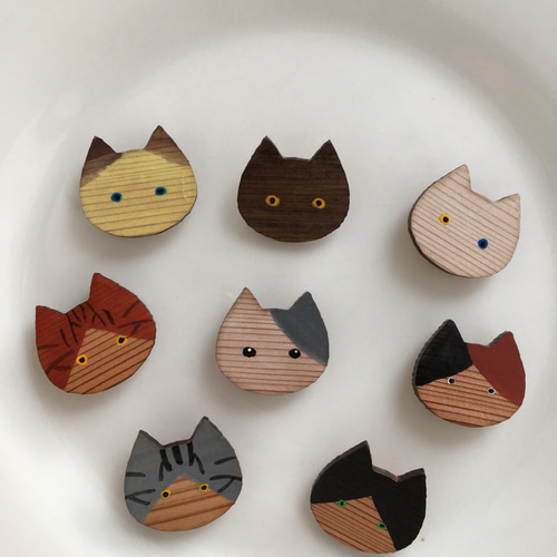猫のヘアゴム☆2個セット☆オーダーメイドOK ヘアゴム shimeji