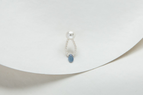 【14kgf】sizuku pierce blue シズク ピアス ブルー 4枚目の画像