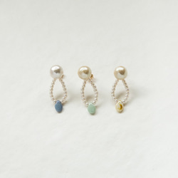 【14kgf】sizuku pierce blue シズク ピアス ブルー 6枚目の画像