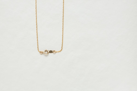 【14kgf】ui. earth necklace gold 第4張的照片