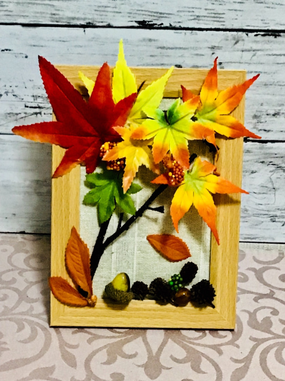 紅の秋 フォトフレーム フォトフレーム・写真立て 賀子 通販 6145518