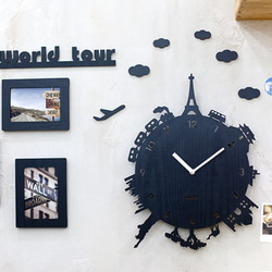 バイオリン掛け時計 壁掛け時計 CELLO 北欧 掛け時計・置き時計 みどり