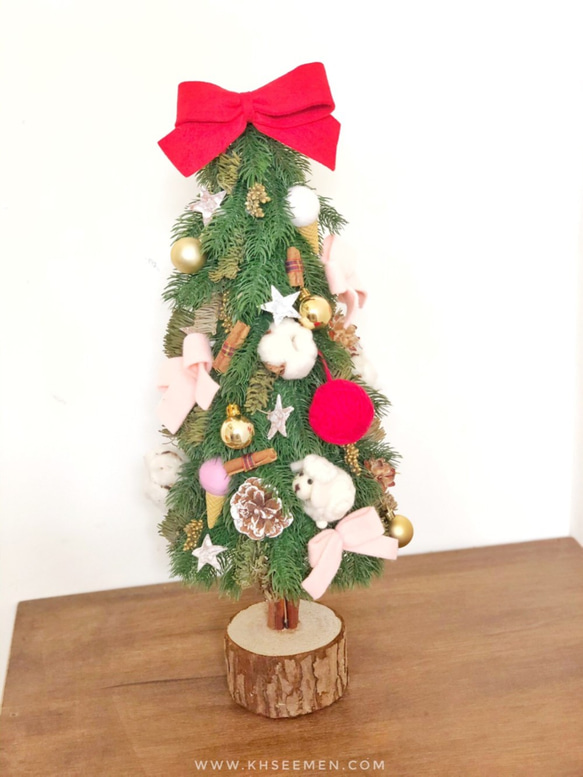 wbfxhm /  暖暖毛氈聖誕樹 仿真乾燥聖誕樹 (50CM)  X'mas Gift 第2張的照片