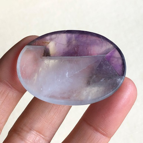 アメジストインクォーツ 天然石 大きい ルース 169 天然石 Aun planet