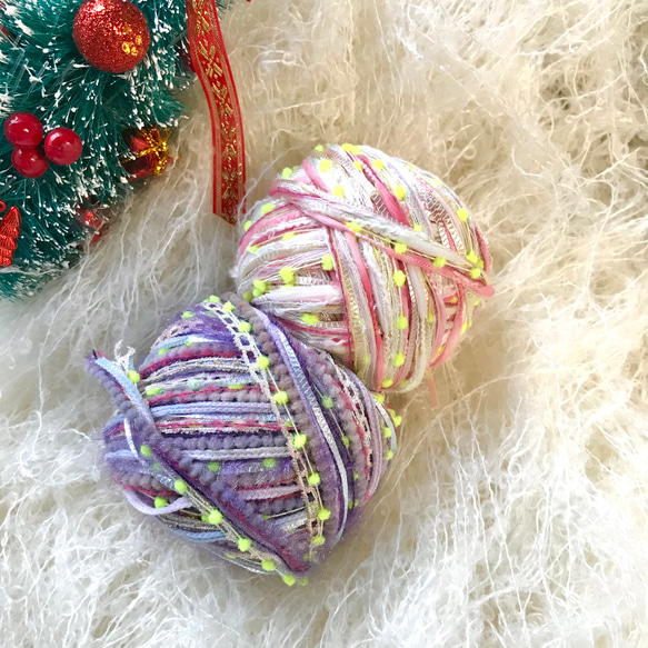 10m×2玉セット ハンドメイド・手芸 引き揃え糸ラッピング2玉セット