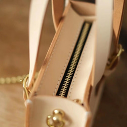 新品上市！真皮手工小號托特包 - 兩用單肩包（手提包、單肩包） 第8張的照片