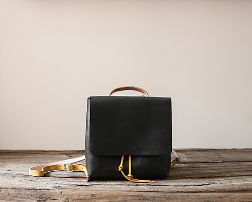 ＊TANGENT LINEAR 牛革手作りリュックサックレザーバックパック＊ 牛革手作りリュックサックレザーバックパック リュック・バックパック