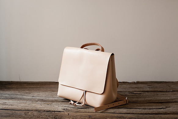[Kansen-ha] 手工牛皮背包 第2張的照片
