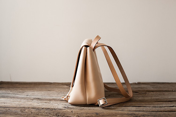 [Kansen-ha] 手工牛皮背包 第3張的照片