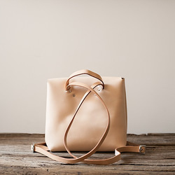 [Kansen-ha] 手工牛皮背包 第4張的照片