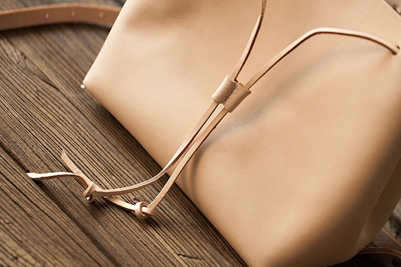 [Kansen-ha] 手工牛皮背包 第5張的照片