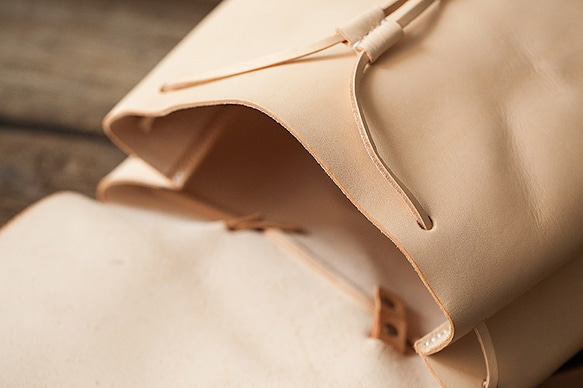 [Kansen-ha] 手工牛皮背包 第6張的照片