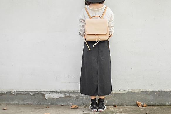[Kansen-ha] 手工牛皮背包 第9張的照片