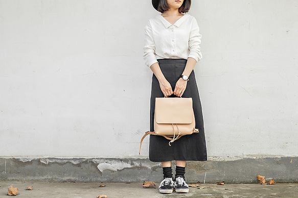 [Kansen-ha] 手工牛皮背包 第10張的照片