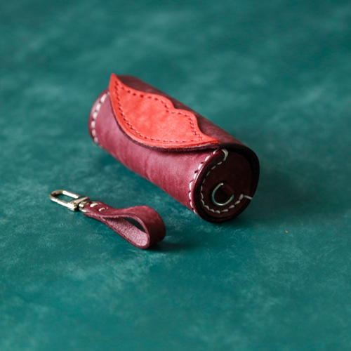 sex Lip】まん丸かわいい革のリップスティックケース その他ケース