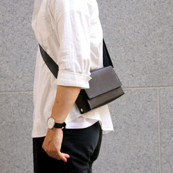 新商品キャンペーン中！フラットショルダーバッグ 軽量 メンズ 男性 父の日 6枚目の画像