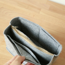 袋中袋：適合中型皮夾的內袋 第3張的照片