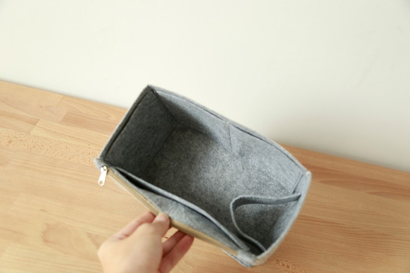 袋中袋，大號內袋，可容納錢包 第3張的照片