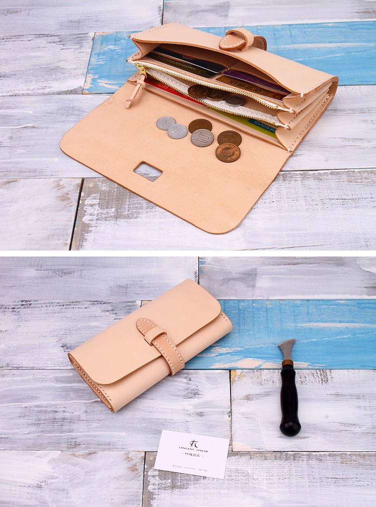 長財布 レディース 革 大容量 牛革手縫い収納ジャバラマチ財布ベルト留め長財布027001