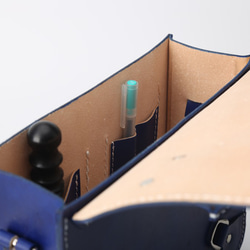 本革手作りのクラシックレザーバックパックかばんショルダーバッグ小さな TLJD009015S 8枚目の画像
