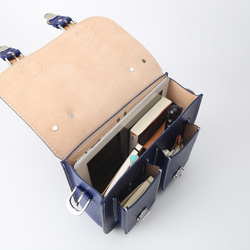 本革手作りのクラシックレザーバックパックかばんショルダーバッグ小さな TLJD009015S 9枚目の画像