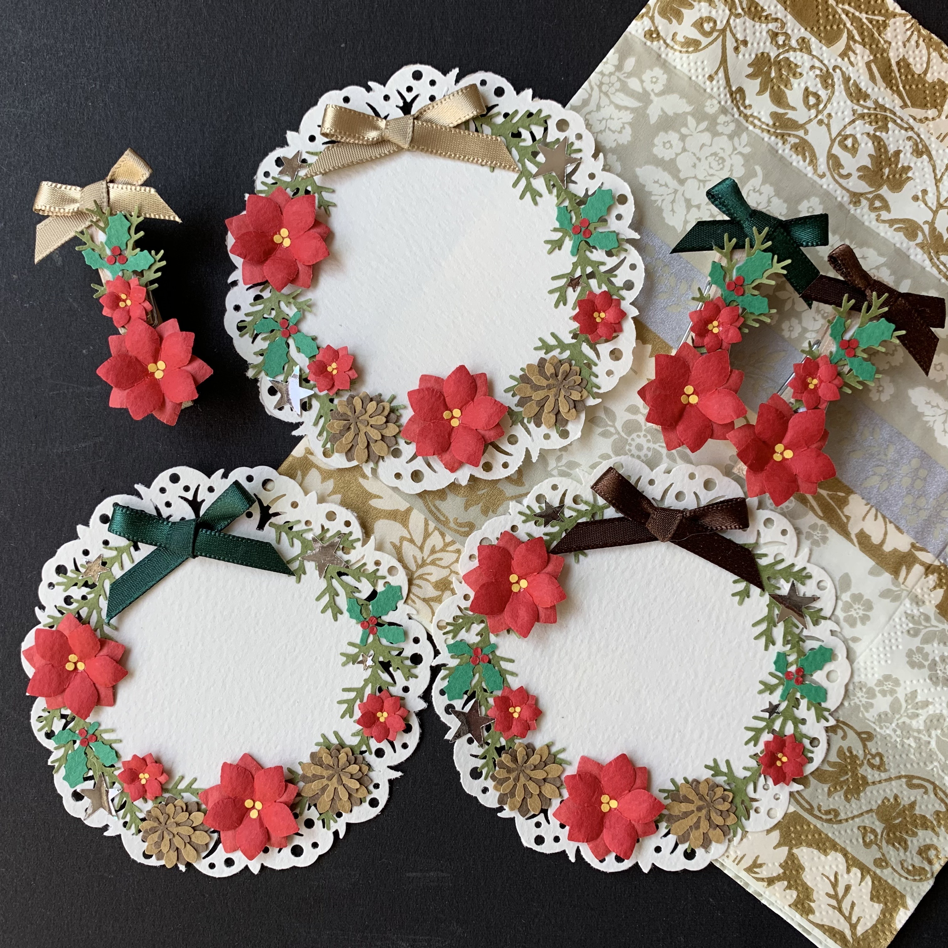 Kintaro　クリスマスカード　リース