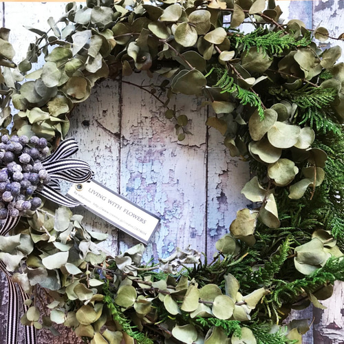 モダンスタイル ユーカリリース・ドライフラワー ドライフラワー