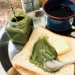 ☆貴重な三重県大台町産有機かぶせ茶☆有機かぶせ茶を使った無添加かぶせ茶ミルクジャム。 3枚目の画像