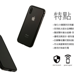 iPhoneXs / X OVERDIGI LimboXダブルマテリアル衝突防止ショックアブソーバーアルミフレーム-赤 4枚目の画像