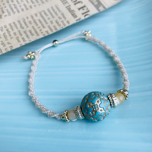 アンティークビーズのブレスレット サンク/ 39 SunKu / 39 | Antique beads bracelet