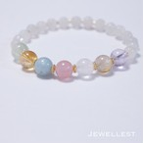 最高のアミュレット（お守り）ブレスレット】七色のブレスレット