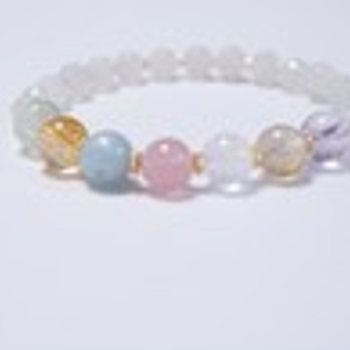 最高のアミュレット（お守り）ブレスレット】七色のブレスレット