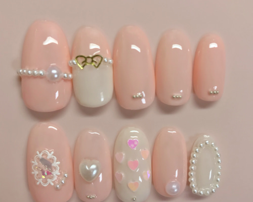 【8／30限定セール】EVER NAIL ピンク ネイルチップ Shell Pink