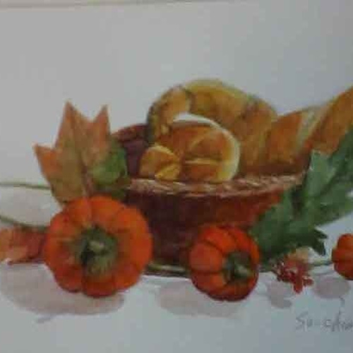 果物と野菜の静物 - 水彩スケッチ 絵画 susu 通販 6134548