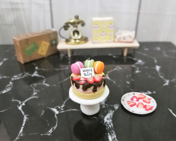 生日袖珍蛋糕 Miniature Birthday cake 第1張的照片