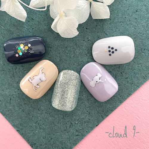 ぞうさんネイル_067 ネイルチップ（つけ爪） nailcloud9