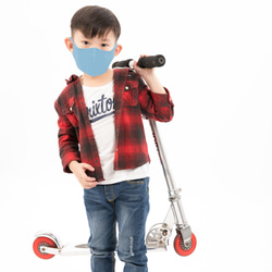 Prodigy│《孩童-藍》極致柔軟3D立體防曬透氣口罩 第4張的照片