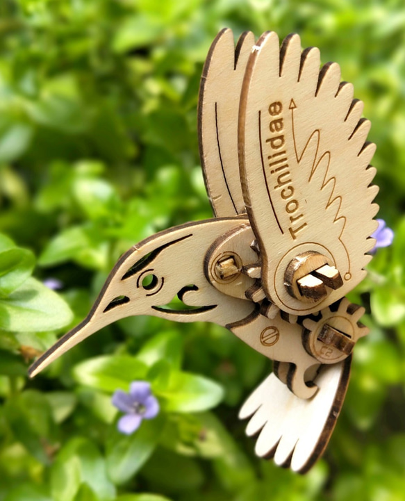 DIY動態木模-蜂鳥、木工手作、最佳送禮小物 第6張的照片