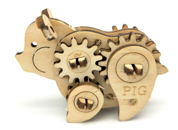 DIY動態木模-豬、木工手作、最佳送禮小物 第4張的照片