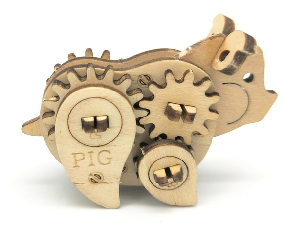 DIY動態木模-豬、木工手作、最佳送禮小物 第6張的照片