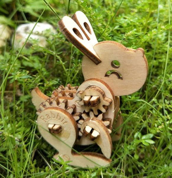 DIY動態木模-兔子、木工手作、最佳送禮小物 第5張的照片