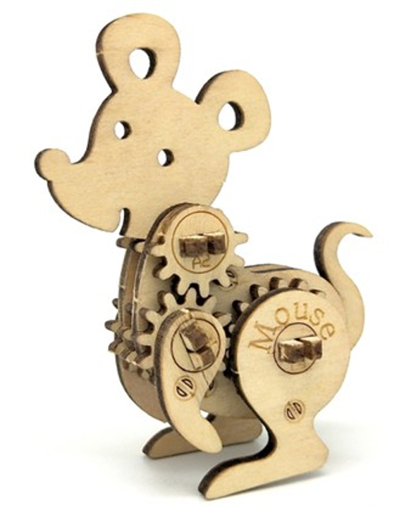 DIYダイナミックウッドモールド - マウス、木工、最高の贈り物 2枚目の画像