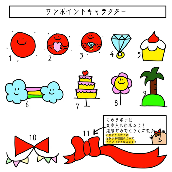 なまえのうたA4サイズ1〜4人用フレーム無しタイプ 5枚目の画像