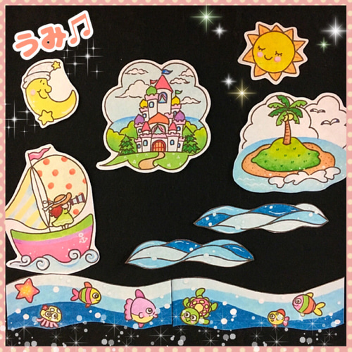 オリジナル】パネルシアター ☆くらげちゃんと不思議な海の森