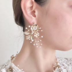 かすみ草 イヤリング・ノンホールピアス の人気通販｜Creema