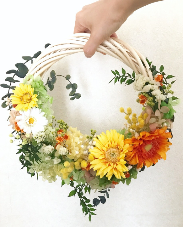 アーティフィシャルフラワー リースブーケ アーティフィシャル•リースブーケ ブーケ alizée アリゼ 通販 4004020