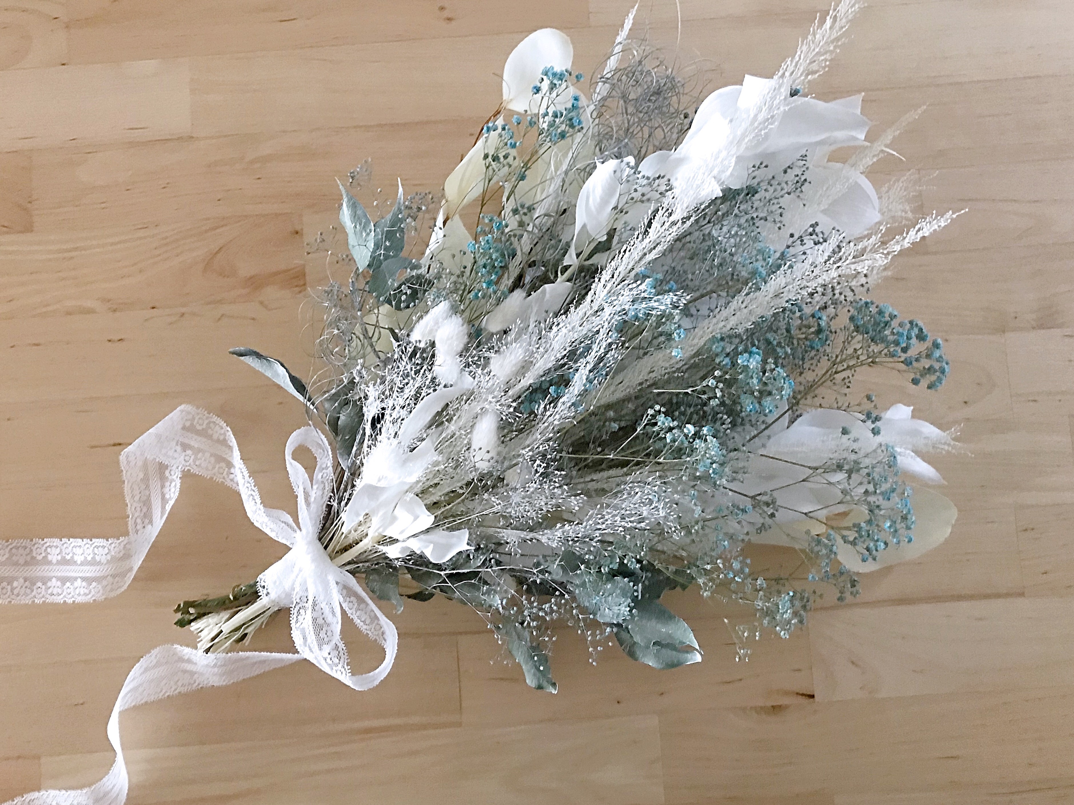 シャビーホワイトブーケ・プリザーブド